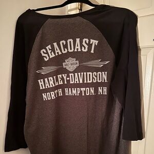 AUTHENTIC HARLEY DAVIDSON BASEBALL TEE